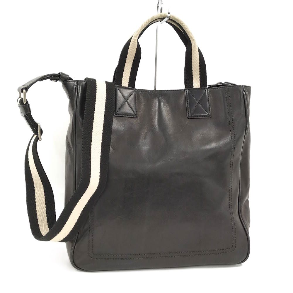 BALLY トレインスポッティング 2WAY ショルダーバッグ レザー ブラック