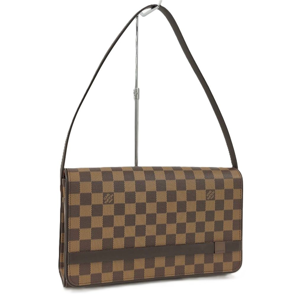 LOUISVUITTON トライベッカ ロン ショルダーバッグ ダミエ エベヌ N51160