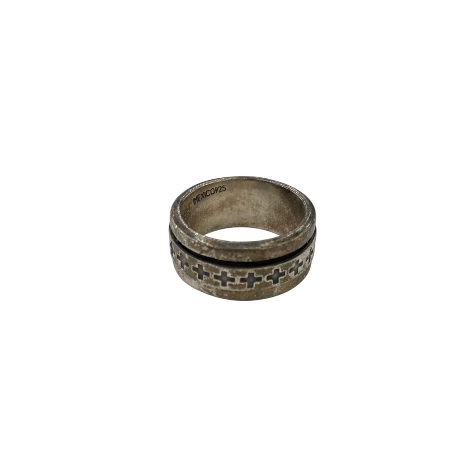 682030 現状品 MEXICO 925　スピナーリング　十字架　クロス　ビンテージ 8,250円