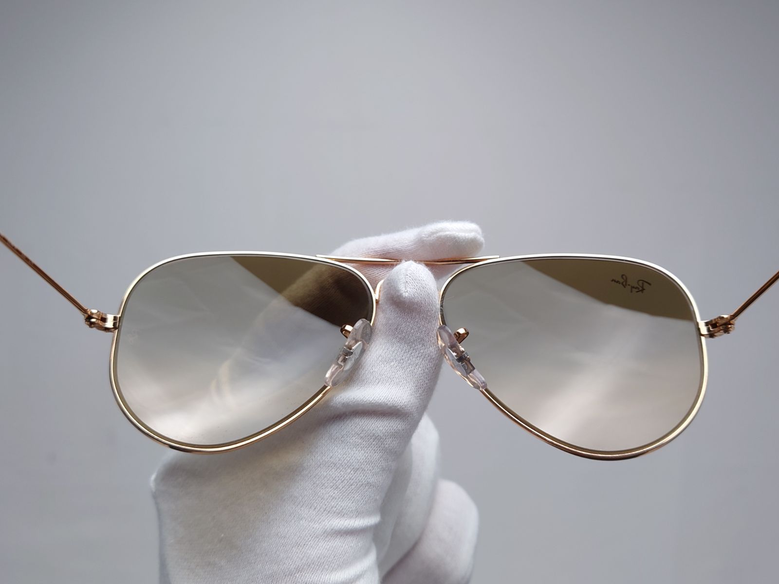 Ray-Ban AVIATOR アビエーター ゴールド ホワイト レイバン サングラス