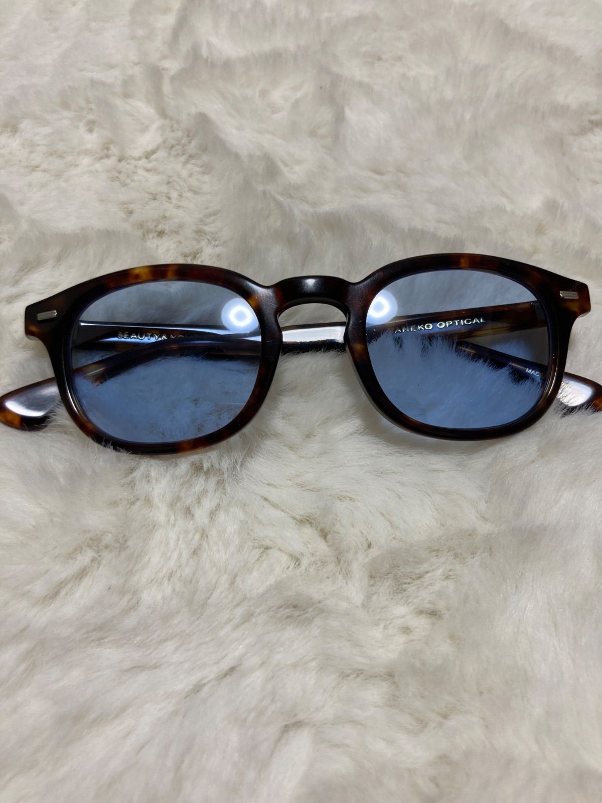 美品 金子眼鏡×UNITED ARROWS John サングラス べっ甲を - メルカリ