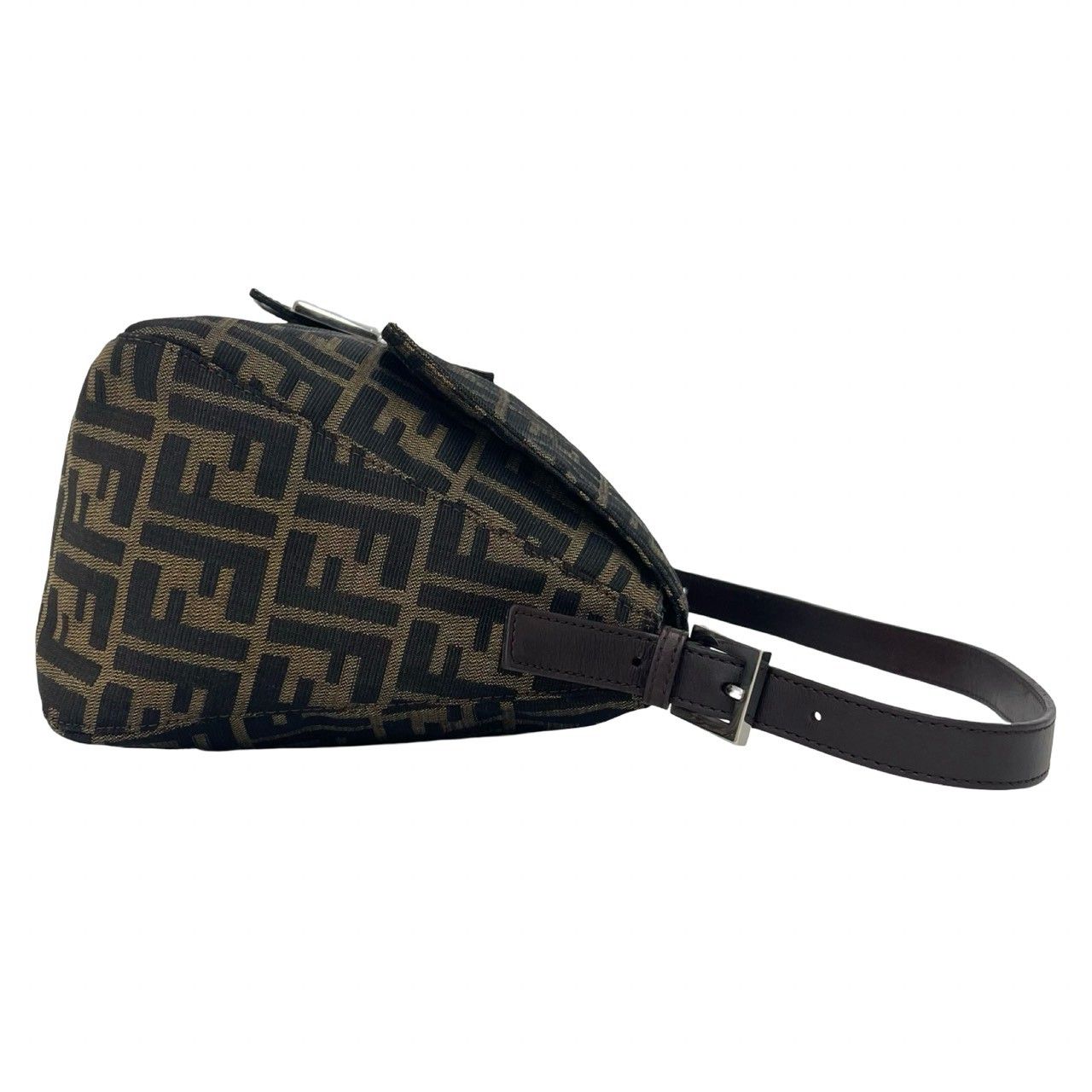 極 美品 FENDI フェンディ マンマバケット ズッカ FF ロゴ 金具