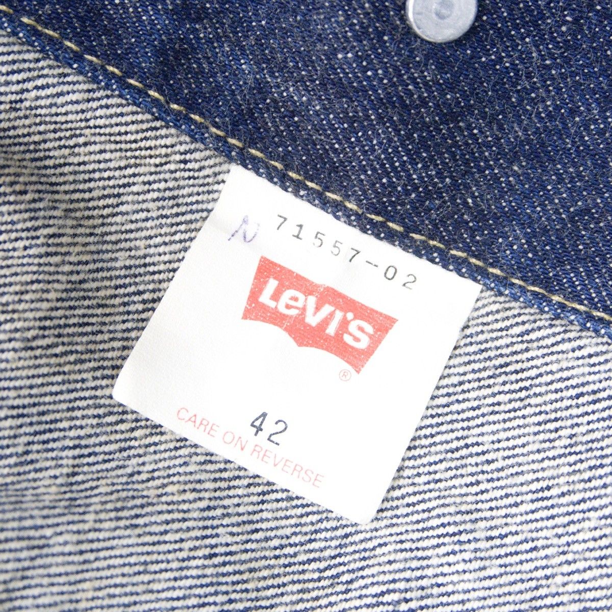 ビッグサイズ】 LEVI'S【557 ビッグE デニムジャケット】42 サード 3rd