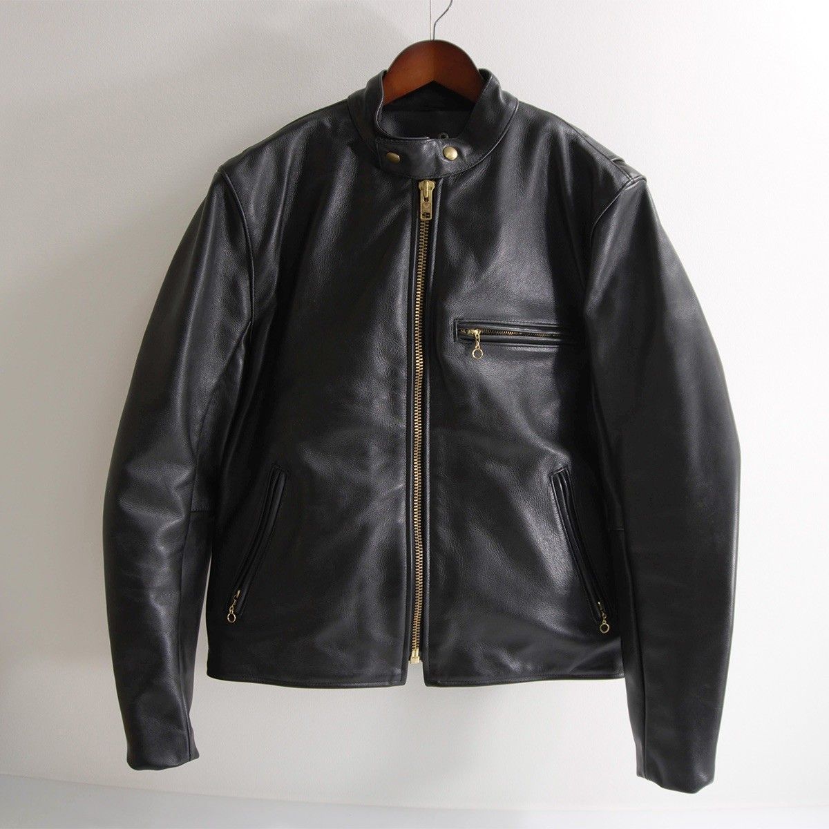 美品/ビッグサイズ】 VANSON 【MODEL B シングルライダースジャケット