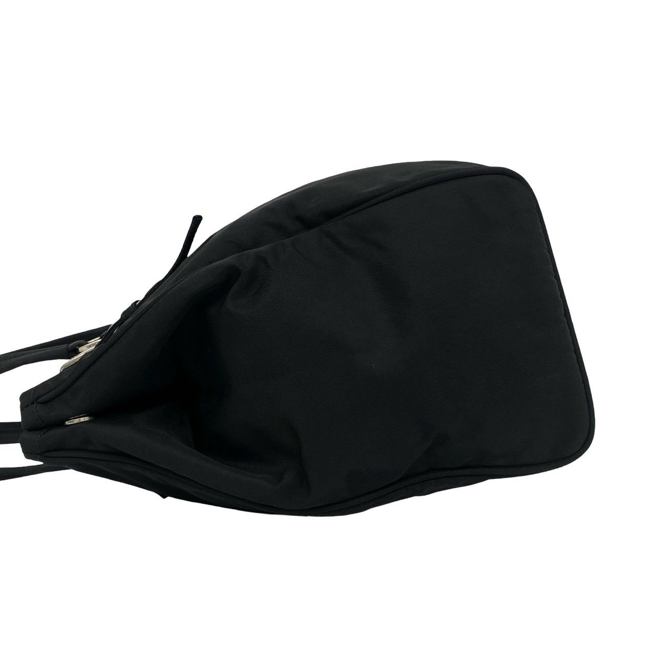 極 美品 PRADA プラダ 三角ロゴ 金具 テスート ポコノ ナイロン レザー