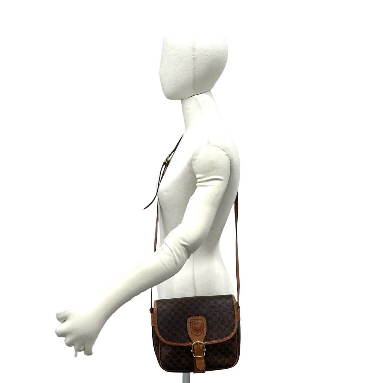 極 美品 CELINE セリーヌ ヴィンテージ マカダム ブラゾン 柄
