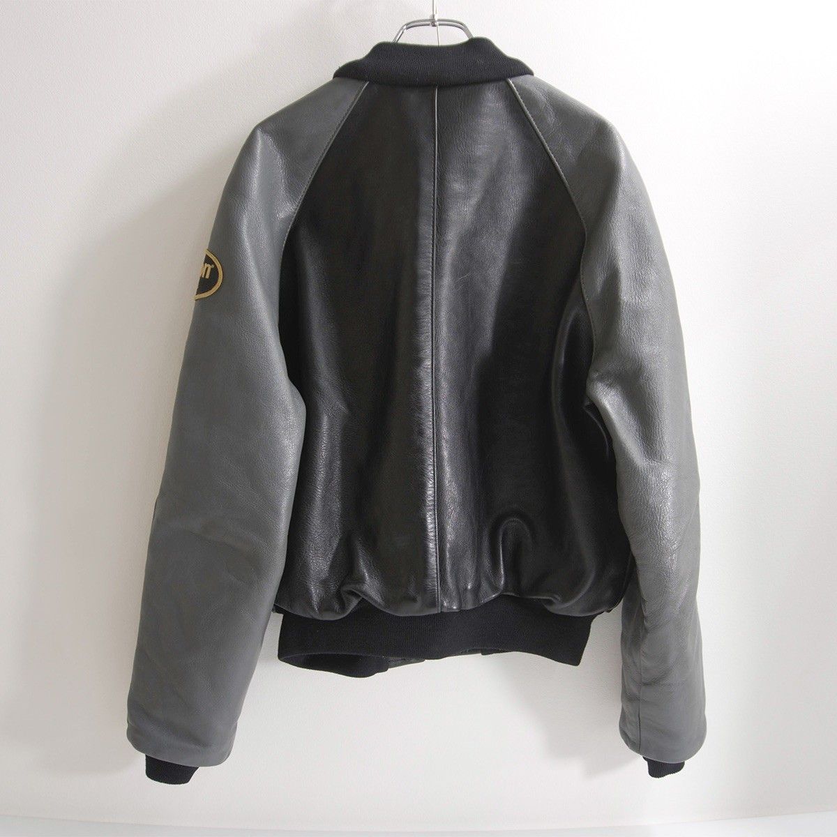 美品/ビッグサイズ】 VANSON 【TJV オールレザー スタジャン】42