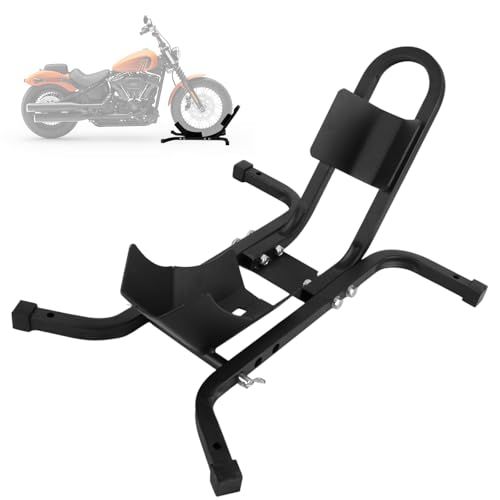 MAIKER OFF ROAD フロントホイールクランプ，金属製の前輪ブラケット バイクスタンド タイヤ固定スタンド 17インチ?21インチ対応 フロントタイヤ 固定スタンド バイクスタンド 耐荷重500KG バイク展示 ブラックt 7,608円