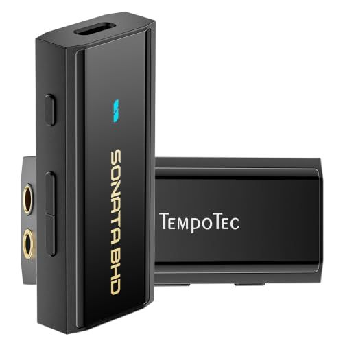 TempoTec ソナタ BHD ポータブル USB DAC & ドングル、3段階調整可能なゲインレベル、4.4mm & 3.5mm、ボリュームボタン付き、Android、iOS、Mac、Windows対応ポータブルDACアンプt