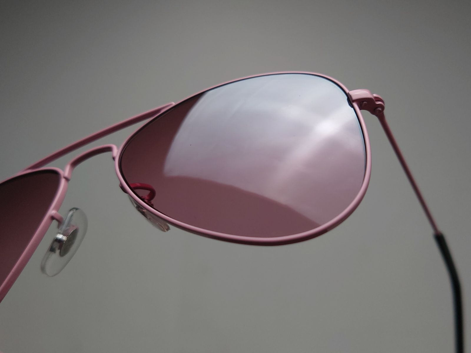 Ray・Ban/レイバン ピンク オクタゴナル サングラス ケース付き Ray-Ban アビエータージュニア RJ9506S ピンク レイバン サングラス