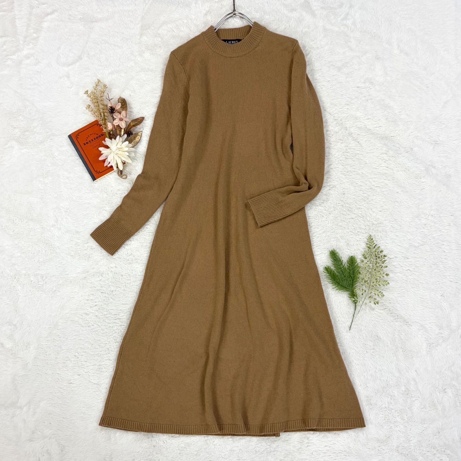 LAUREN RALPH LAUREN ローレン ラルフローレン 長袖 ニットワンピース