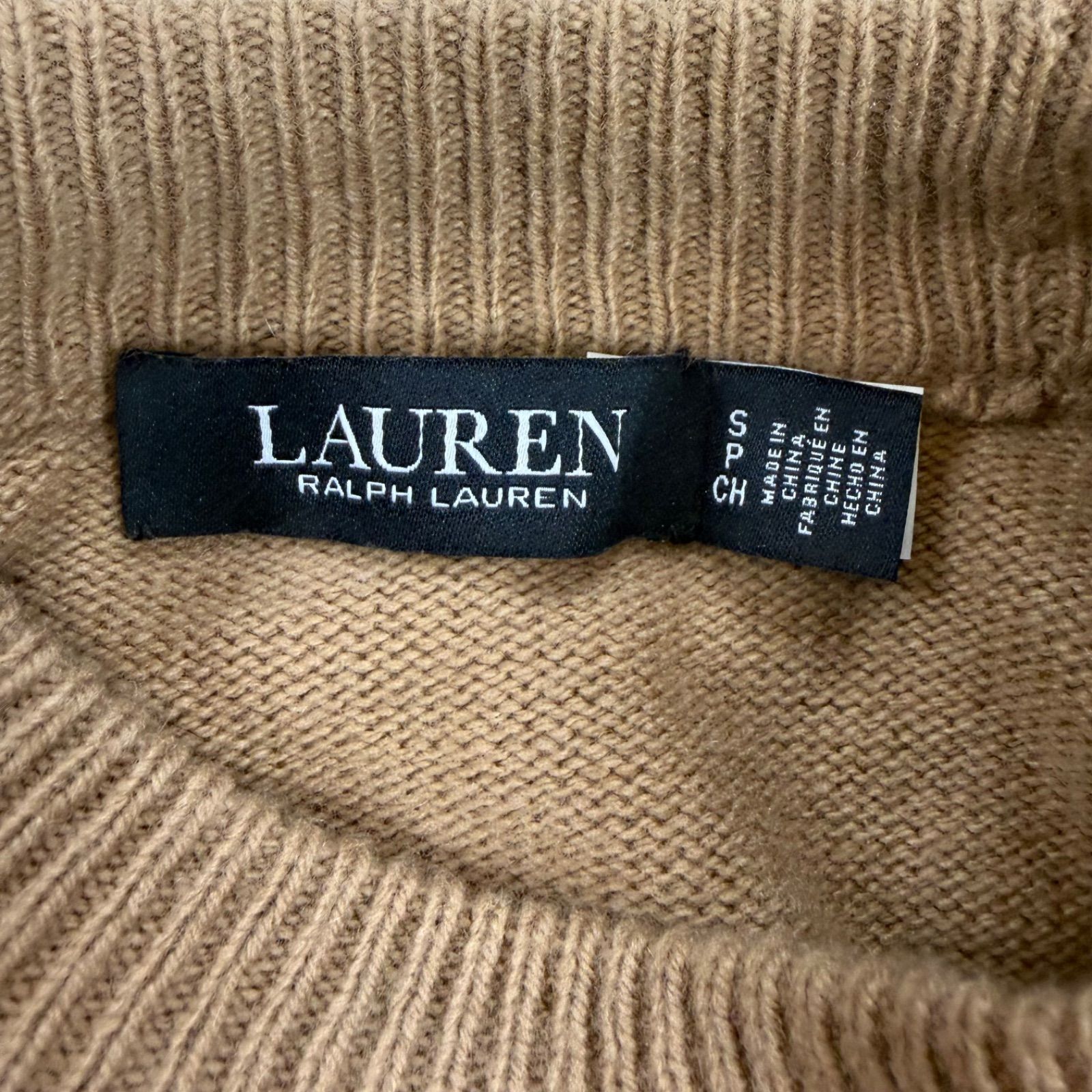 LAUREN RALPH LAUREN ローレン ラルフローレン 長袖 ニットワンピース