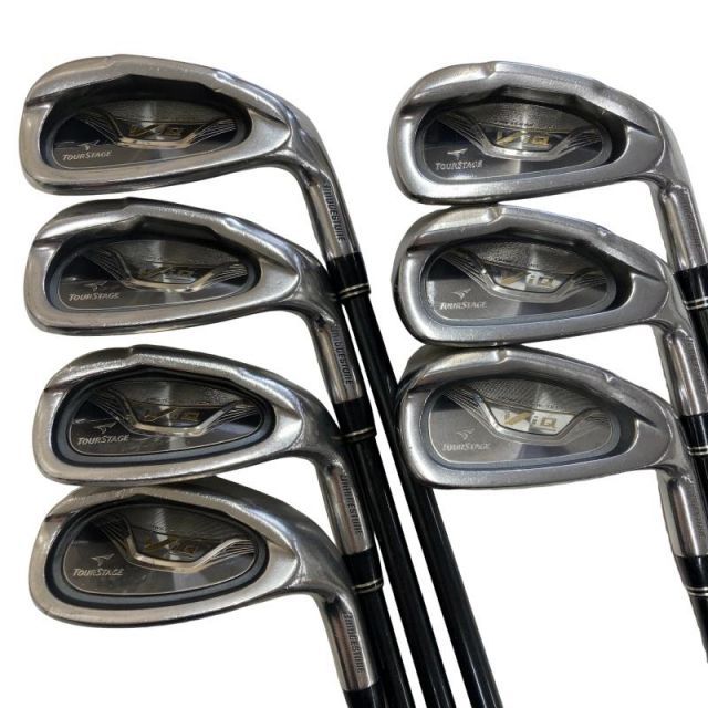 【中古】 ブリヂストン TOURSTAGE ViQ(2008) 8S アイアンセット IR VI-50 (フレックスR) メンズ 男性用 右利き 右用 Dランク ゴルフクラブ