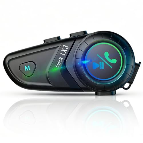 【2026年新登場】 バイク インカム （一人用） TEOOTヘルメット スピーカー Bluetooth 5.3 1200mAh超長高耐久バッテリー IP67完全防水 バイク用イヤホン Hi-Fi CVC/DSPノイズキャンセリング 自動応答 2台同時接続 t