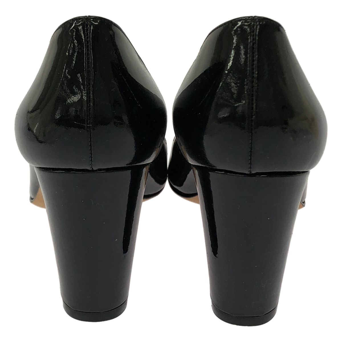 MANOLO BLAHNIK マノロブラニク パテントヒールパンプス ブラック 36 1
