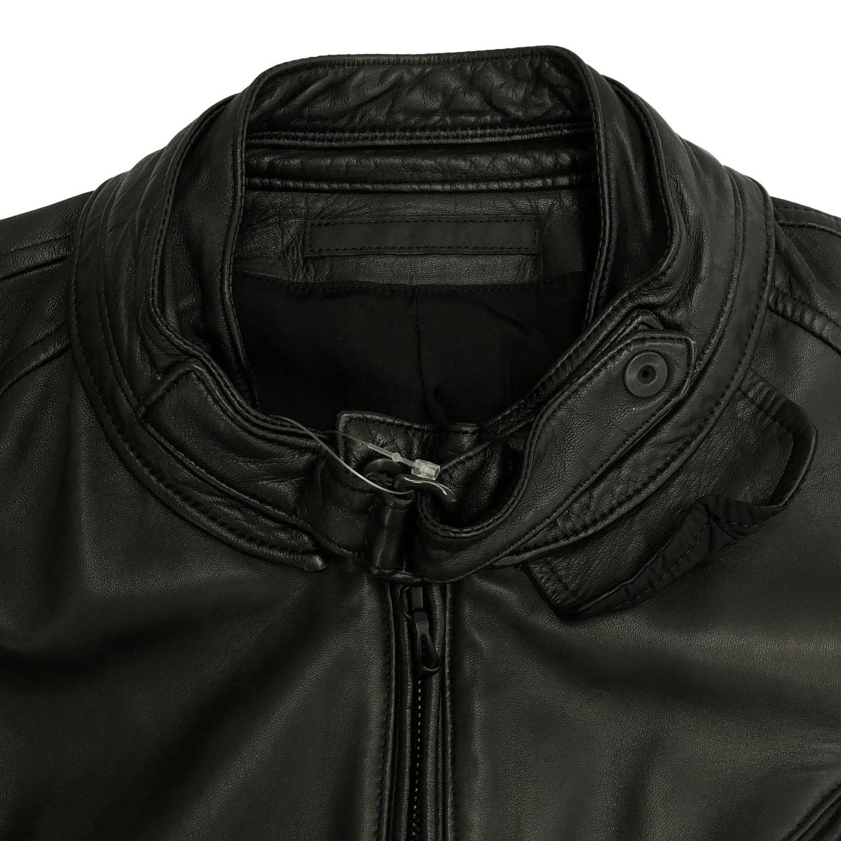 JULIUS ユリウス 11AW シングル ラムスキン レザージャケット ブラック