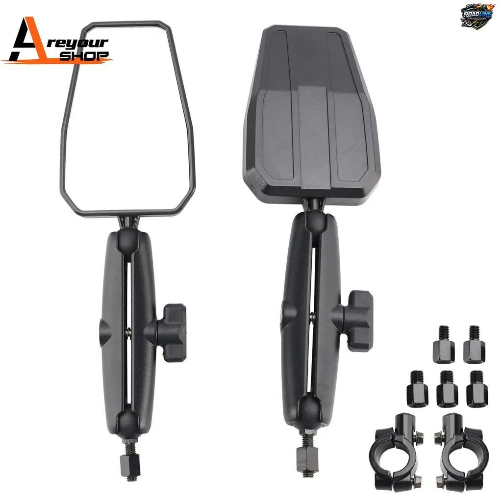 オートバイ用折りたたみ式アドベンチャーミラー（バックミラー）ATV/ダートバイク用ペア