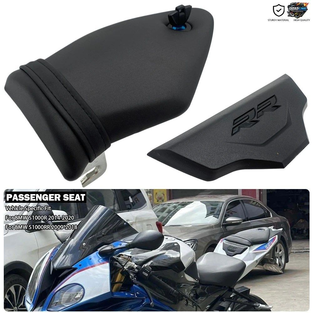 BMW S1000RR HP4 2009-2018 HP S1000R 2014-2020 R に適合するロックとキー付きのオートバイ用パッセンジャーピリオンリアシート 13,080円