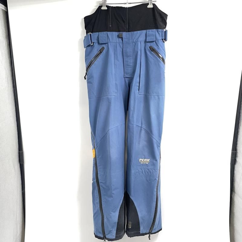 中古】PEAK PERFORMANCE スキーウェア セットアップ サイズS ブルー