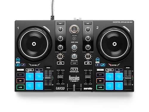 【国内正規品】Hercules(ハーキュリーズ) DJControl Inpulse 200 MK3 ミキシングを学ぶのに最適な DJ コントローラー: ソフトウェアとチュートリアル付属t