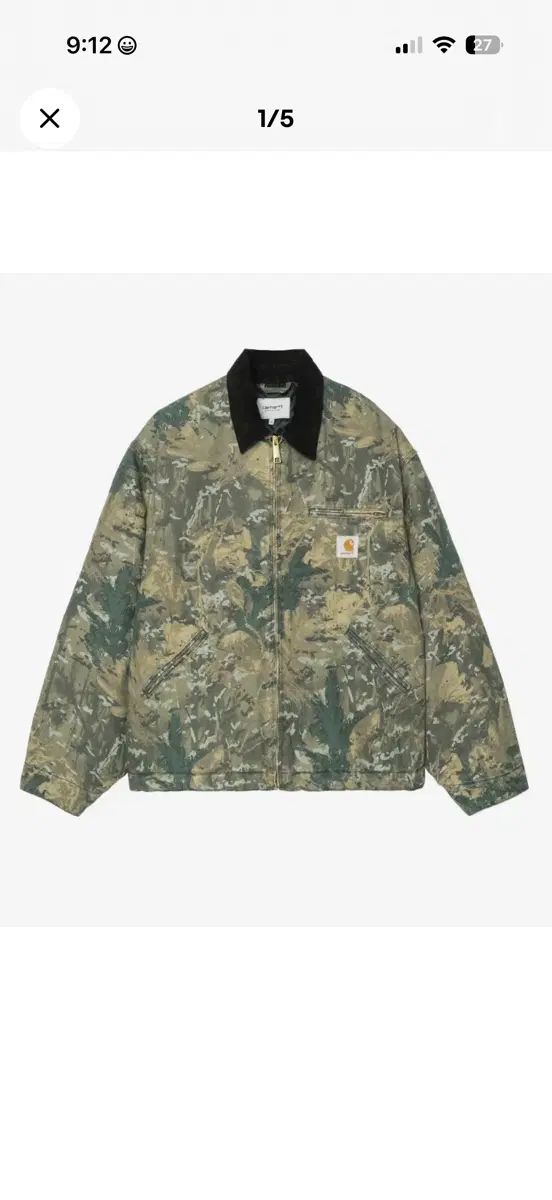 Carhartt WIP OG デトロイト ジャケット OG DETROIT JACKET (Camo Combi)