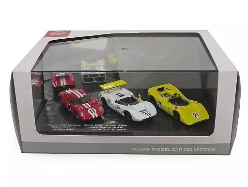 【中古】ミニカー 1/64 プロトタイプレーシングカー 日本GP優勝車セット R380A-I type、R381、R382(3台セット) 「NISSAN MODEL CAR COLLECTION」 [KWAM103036]
