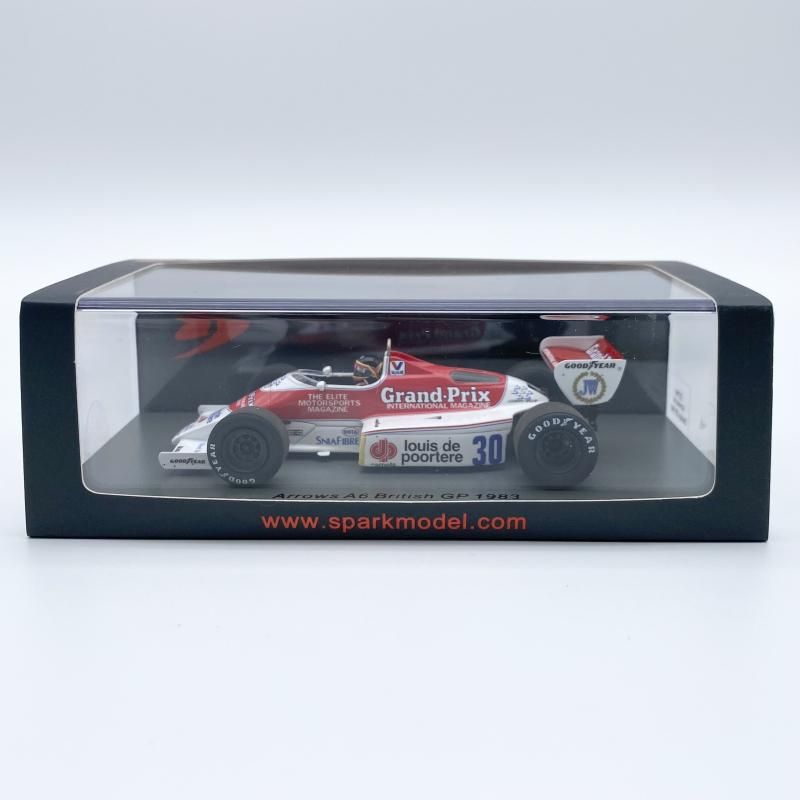 【中古】未開封 1/43 S5790 アロウズ A6 フォード No.30 イギリスGP 1983 ティエリー･ブーツェン スパークモデル[17]