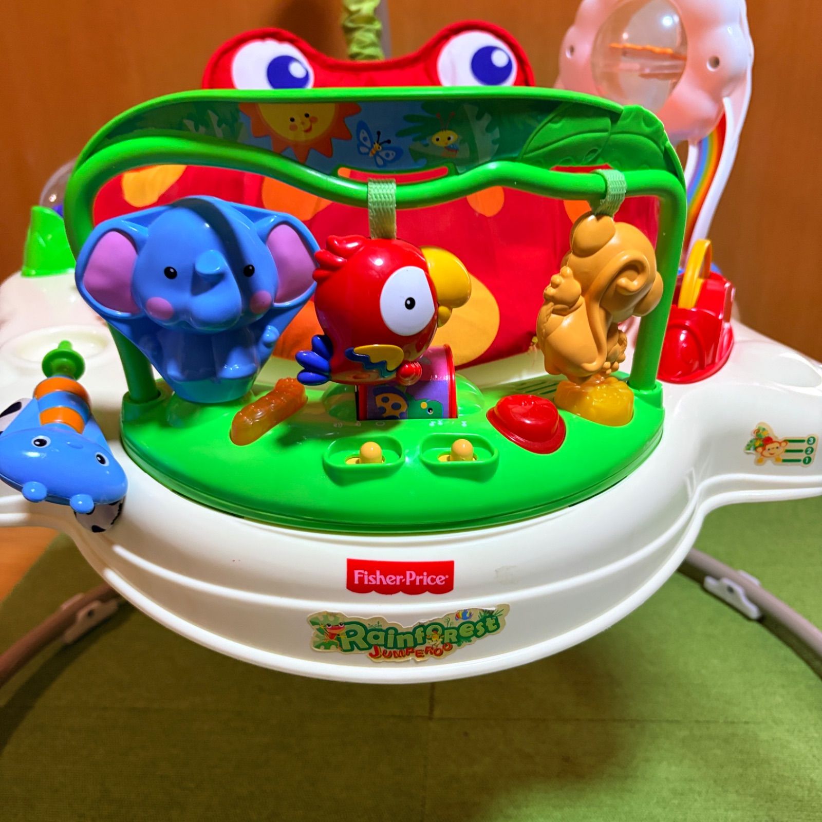 引取限定 Fisher-Price レインフォレスト 歩行器 ジャンパルーII