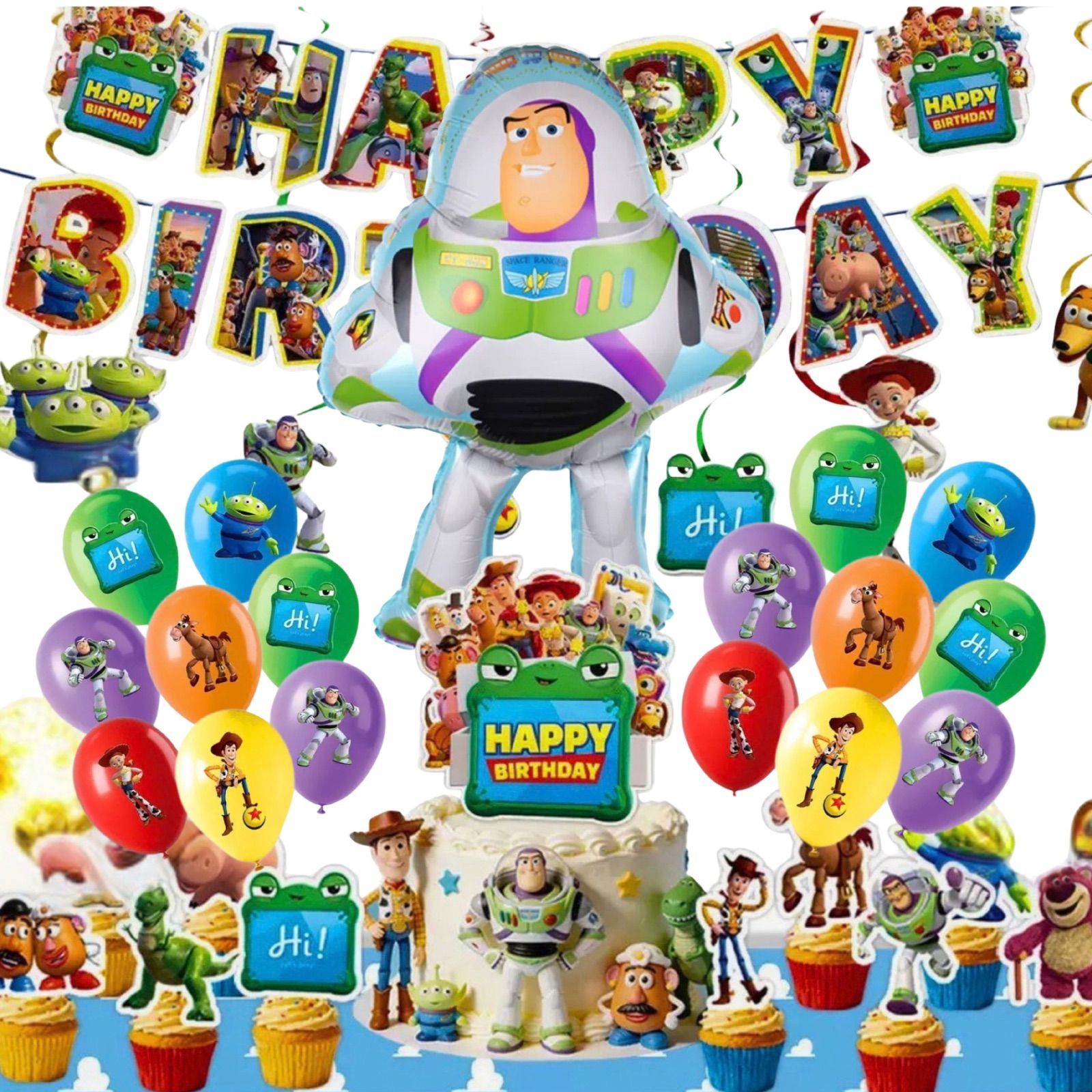 トイスト5 誕生日バルーンセット バースデーバルーン トイストーリー