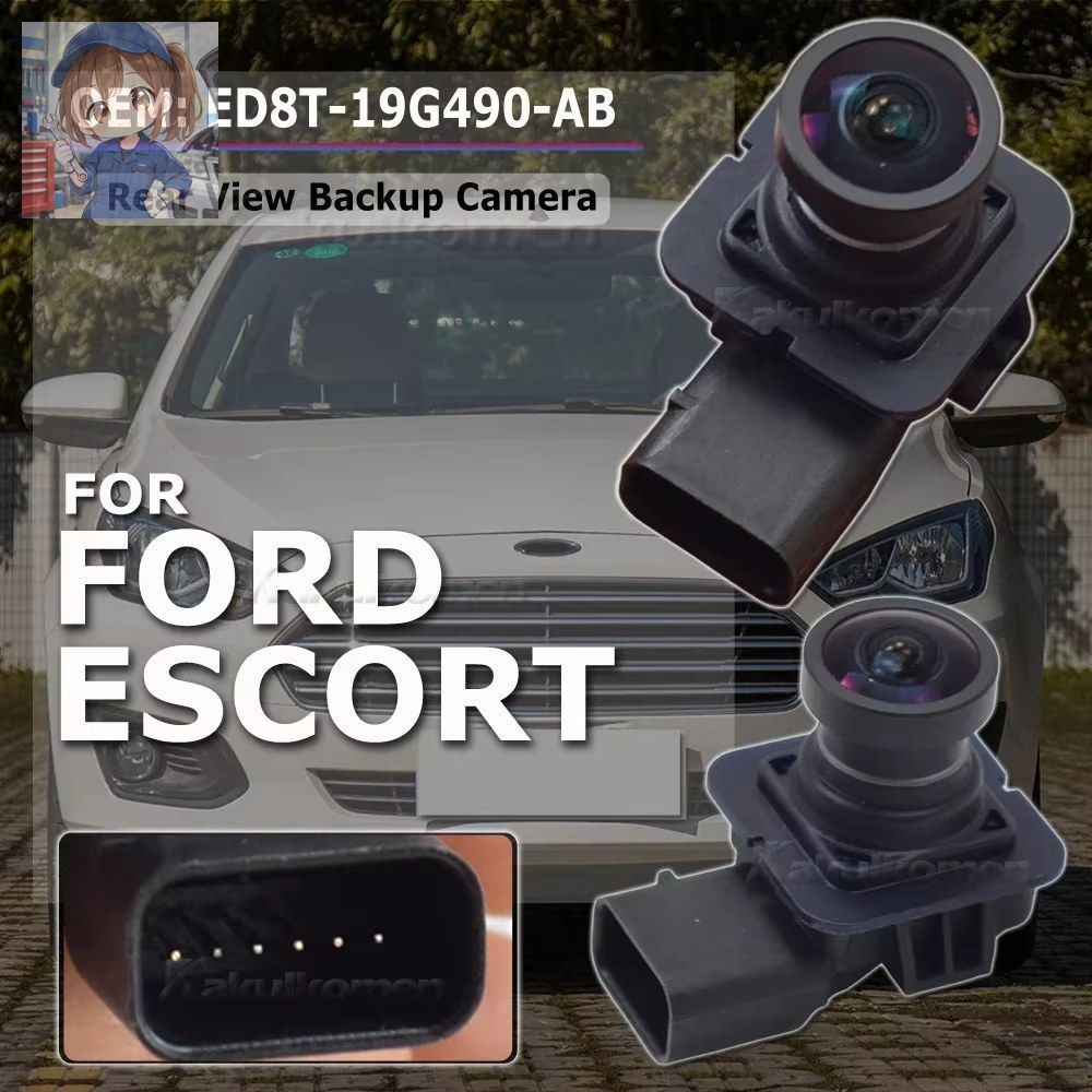 ED8T-19G490-AB 車載カメラ リアビューバックアップカメラ フォード エスコート 2015-2017年モデル対応