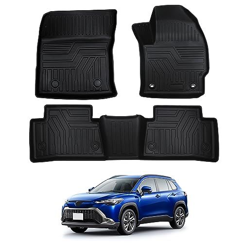 K◆PANICO 新型 トヨタ カローラクロス 10系 2WD専用 フロアマット車種専用 corolla cross 3D立体カーマット 防水マット TPE材質 保護マット 耐汚れ 耐摩擦 内装 カスタムパーツ インテリア アクセサリー 簡単 3be07d7f