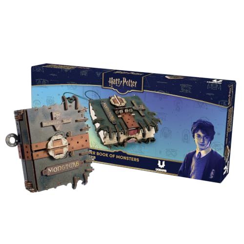 Ugears 怪物的な怪物の本 70247 The Monster Book of Monsters ユーギアーズ ハリーポッター 木製 ブロック DIY パズル 組立 おもちゃ 知育 ウッドパズル 3D 工作キット 木製 3Dパズル 立体パ 78c013bd