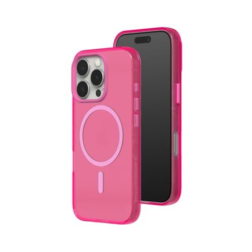 RHINOSHIELD JellyTint 耐衝撃カラークリアケース - MagSafe対応 [iPhone 16 Pro Max] 対応 磁力 軍規格超えの耐衝撃性 耐傷性 トレンドカラー 黄ばみにくい 透明ケース - ファンシーピンクma 41653212
