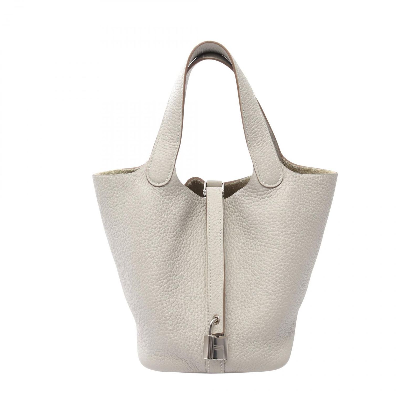 エルメス HERMES ハンドバッグ ピコタンロックPM パールグレー パ-ルグレー その他 ピコタンロックPM パ-ルグレー レディース Used A