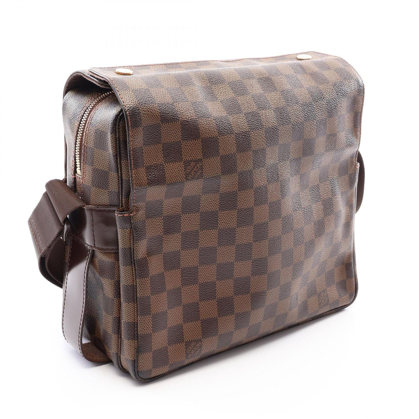 ルイ・ヴィトン LOUIS VUITTON ショルダーバッグ ナヴィグリオ ダミエエベヌ N45255 PVCコーティングキャンバス レザー ナヴィグリオ ユニセックス Used B
