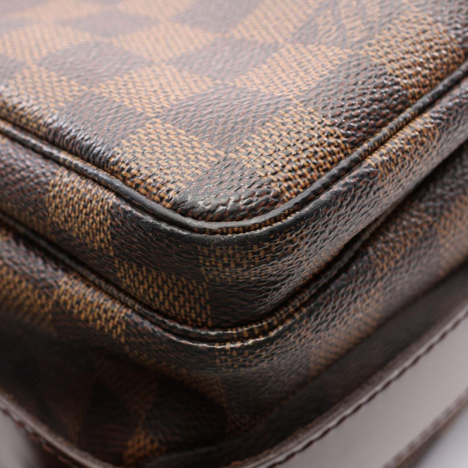 ルイ・ヴィトン LOUIS VUITTON ショルダーバッグ ナヴィグリオ ダミエエベヌ N45255 PVCコーティングキャンバス レザー ナヴィグリオ ユニセックス Used B