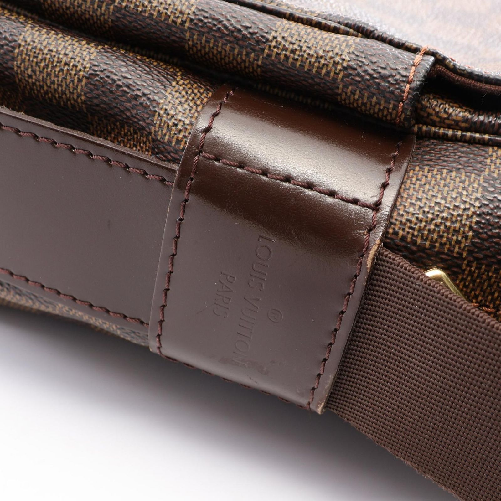 ルイ・ヴィトン LOUIS VUITTON ショルダーバッグ ナヴィグリオ ダミエエベヌ N45255 PVCコーティングキャンバス レザー ナヴィグリオ ユニセックス Used B