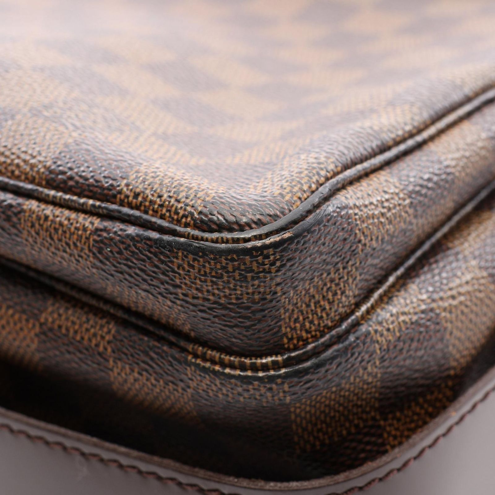 ルイ・ヴィトン LOUIS VUITTON ショルダーバッグ ナヴィグリオ ダミエエベヌ N45255 PVCコーティングキャンバス レザー ナヴィグリオ ユニセックス Used B