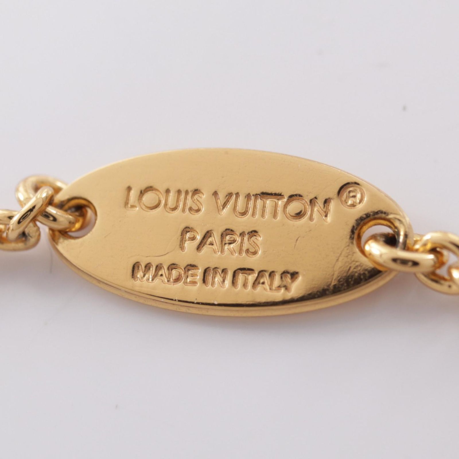 ルイ・ヴィトン LOUIS VUITTON ネックレス LV フローラグラム M00981 GP（ゴールドメッキ） ネックレス・LV フローラグラム レディース Used A