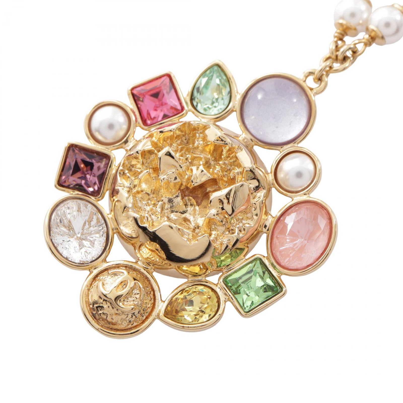 シャネル CHANEL ネックレス I26C ココマーク ロングペンダント GP（ゴールドメッキ） ネックレス レディース Used A