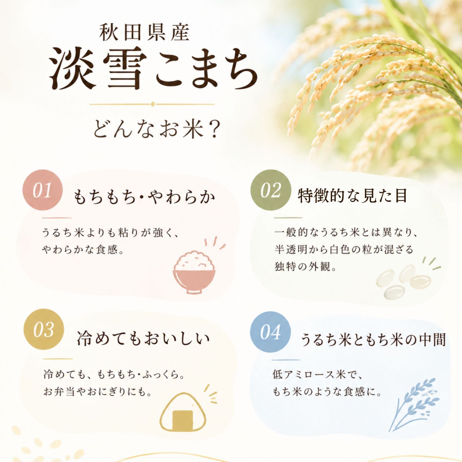 秋田県産 淡雪こまち 30kg 白米 新品 - メルカリ