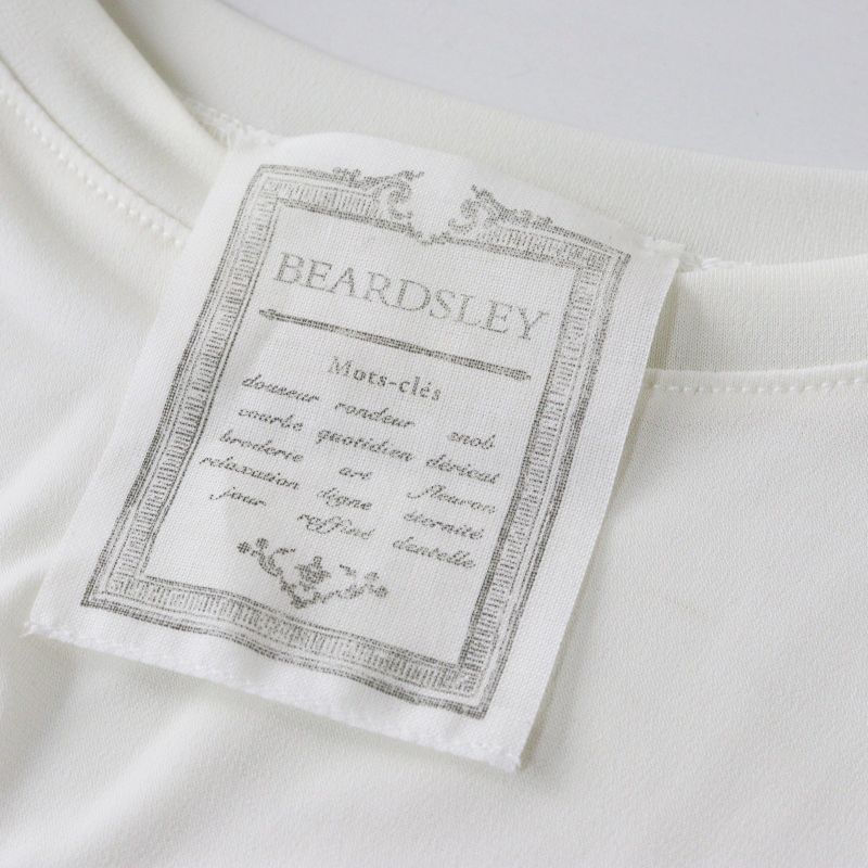 ビアズリー BEARDSLEY トロミジャージービッグTee F｜オフホワイト