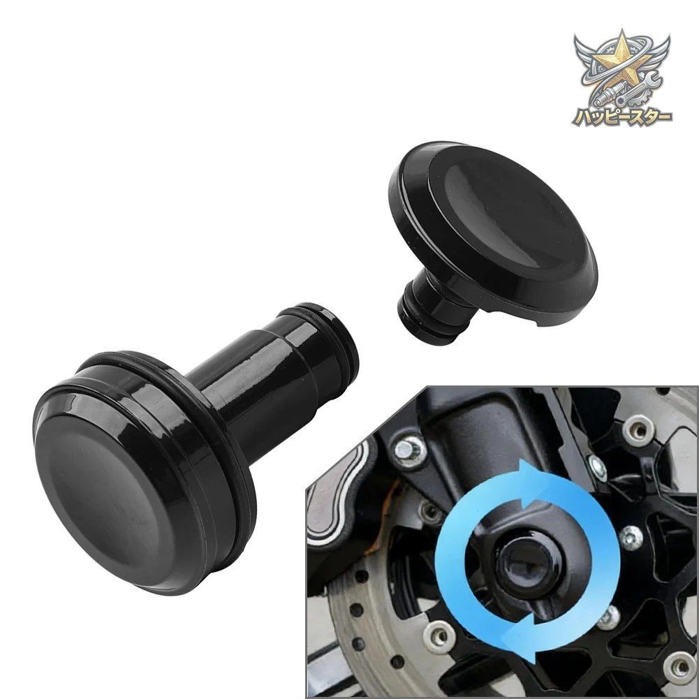 オートバイブラックフロントアクスルナットキャップカバー ソフテイル ローライダー ST FXLRST 2022-2026 13,125円