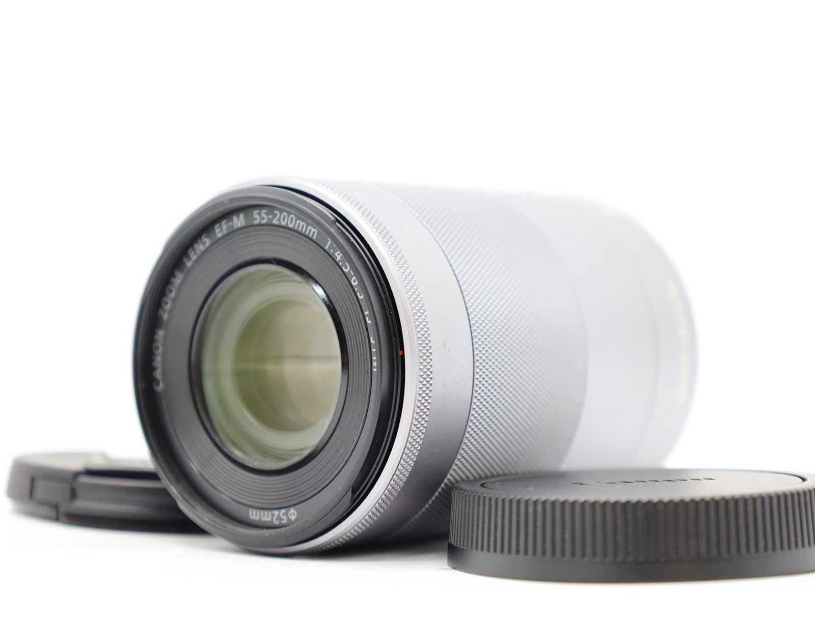 キャノン Canon EF-M 55-200mm f/4.5-6.3 IS STM Lens Silver [美品] #Z6996A