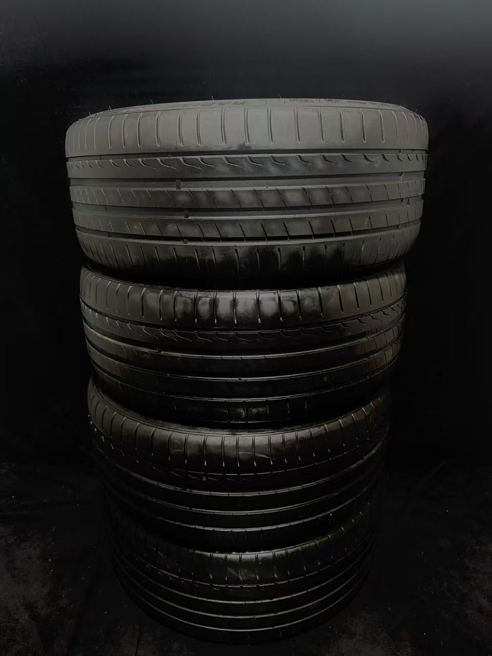 22年製 中古タイヤ4本セット MINERVA 225/35ZR20 8分山 サマータイヤ T