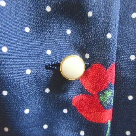 イエナ IENA 18SS フラワードットワンピース ロング キャップスリーブ