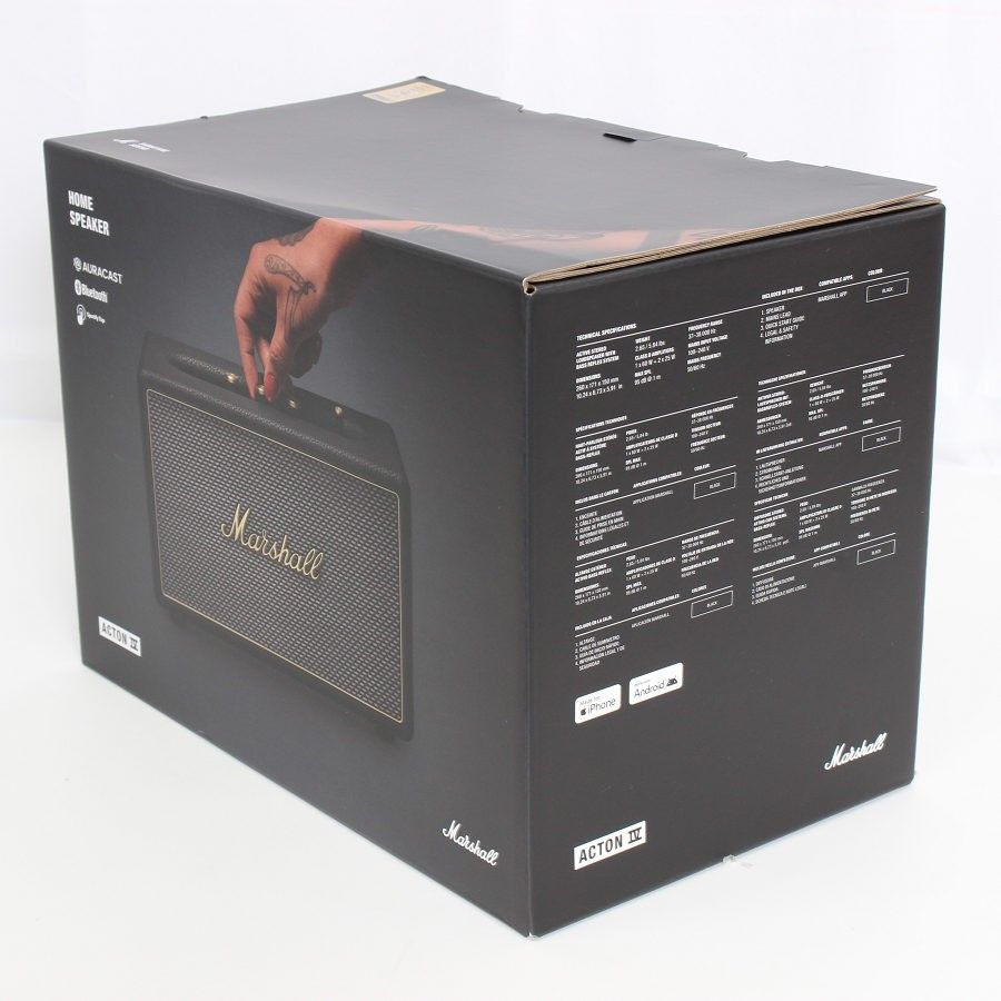 新品未開封】Marshall Acton IV ブラック ワイヤレススピーカー