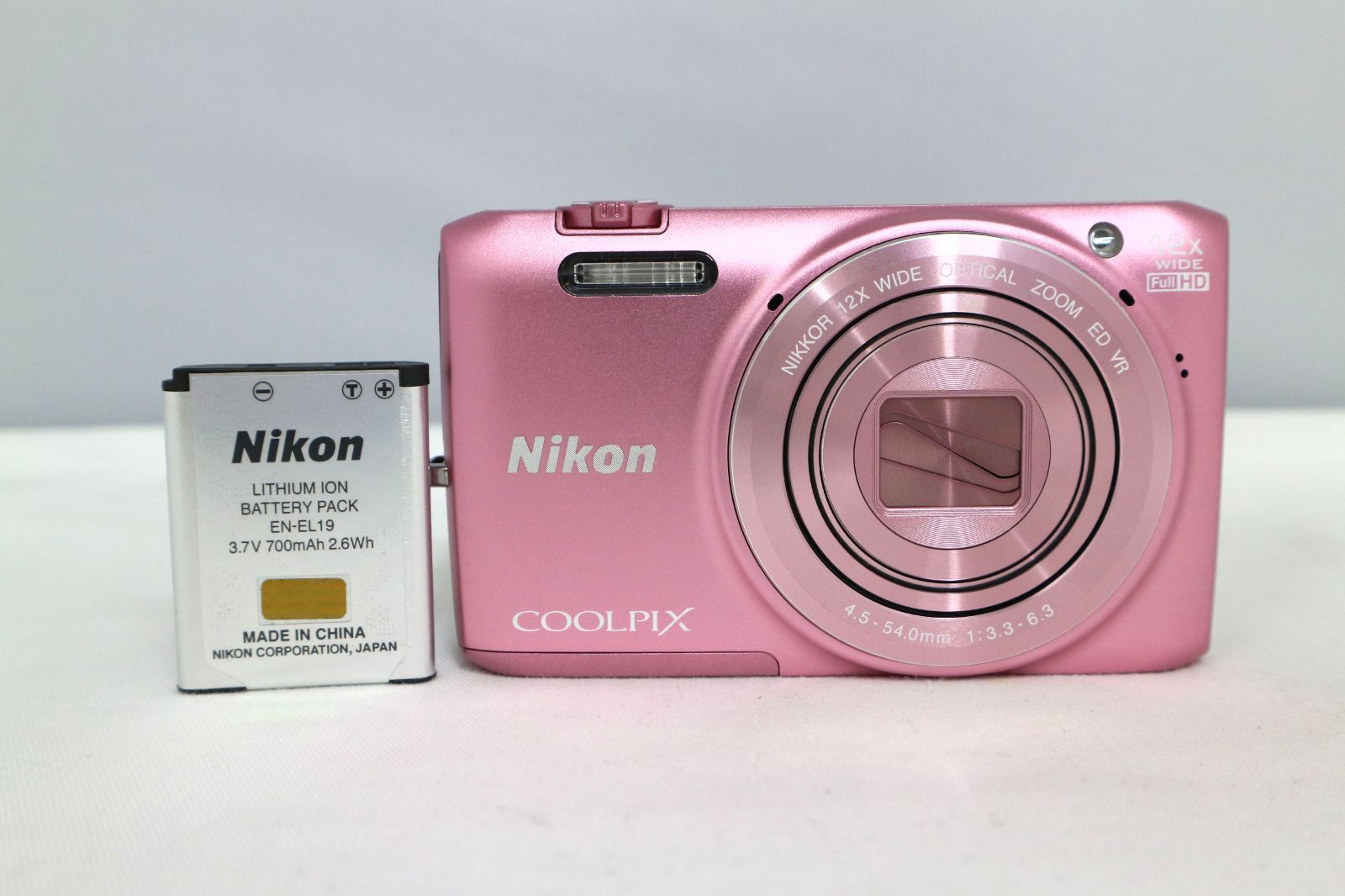 【Nikon】 COOLPIX S6800ピンク コンパクトデジタルカメラ デジカメ 動作未確認 現状品 中古 S017 7,500円