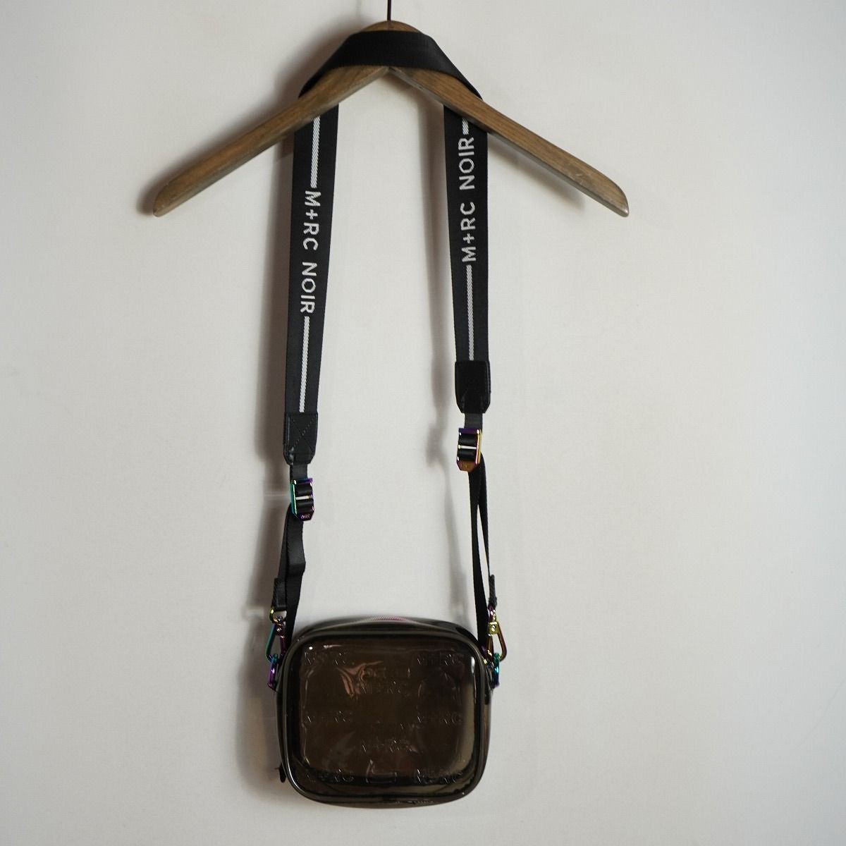 正規 M+RC NOIR マルシェノア BLACK RAINBOW BAG クリア ショルダー