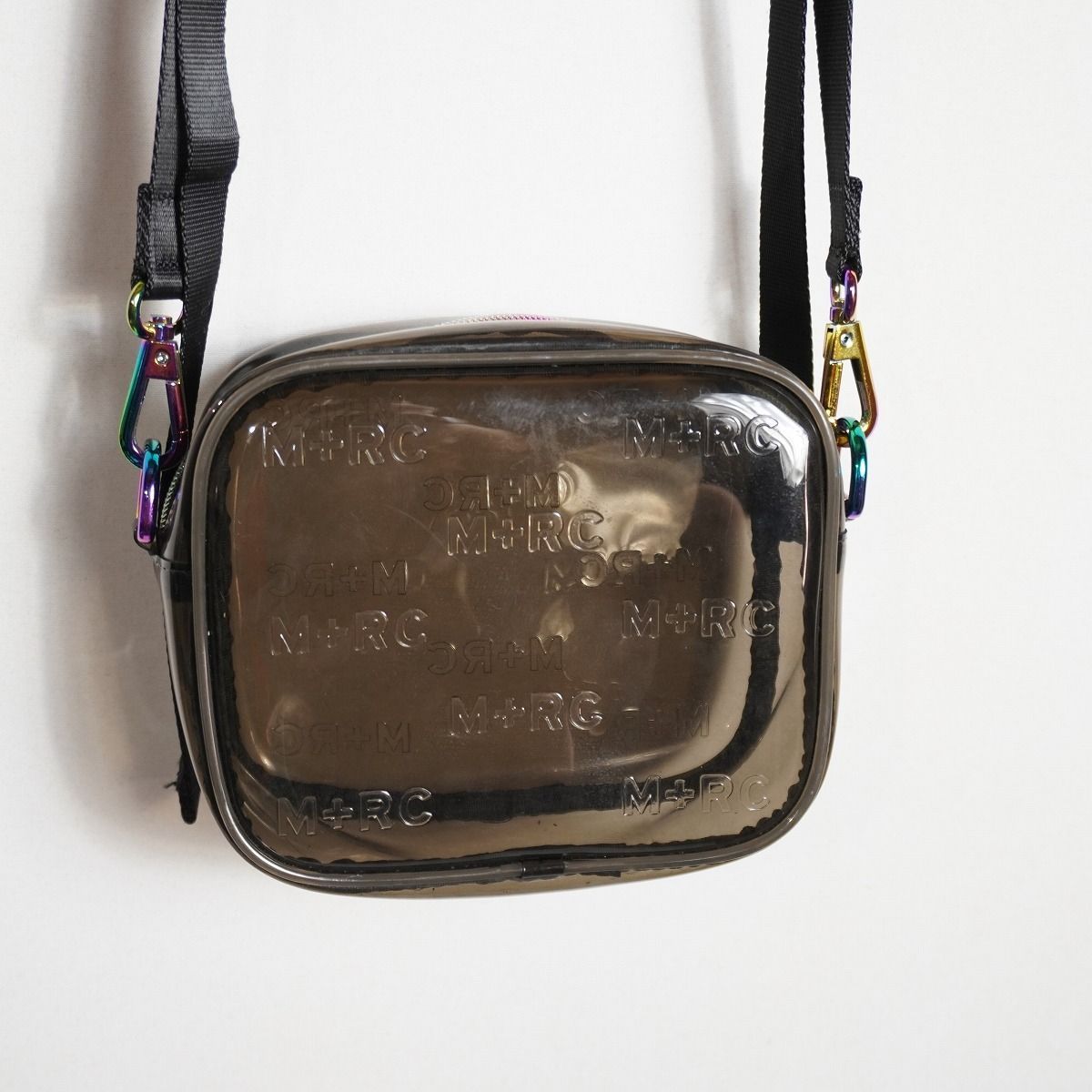 正規 M+RC NOIR マルシェノア BLACK RAINBOW BAG クリア ショルダー